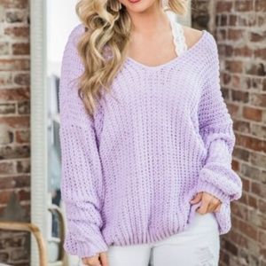 Purple sweater